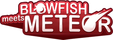 Blowfish Meets Meteor Logo