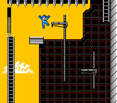 Mega Man Unlimited's spike ceilings